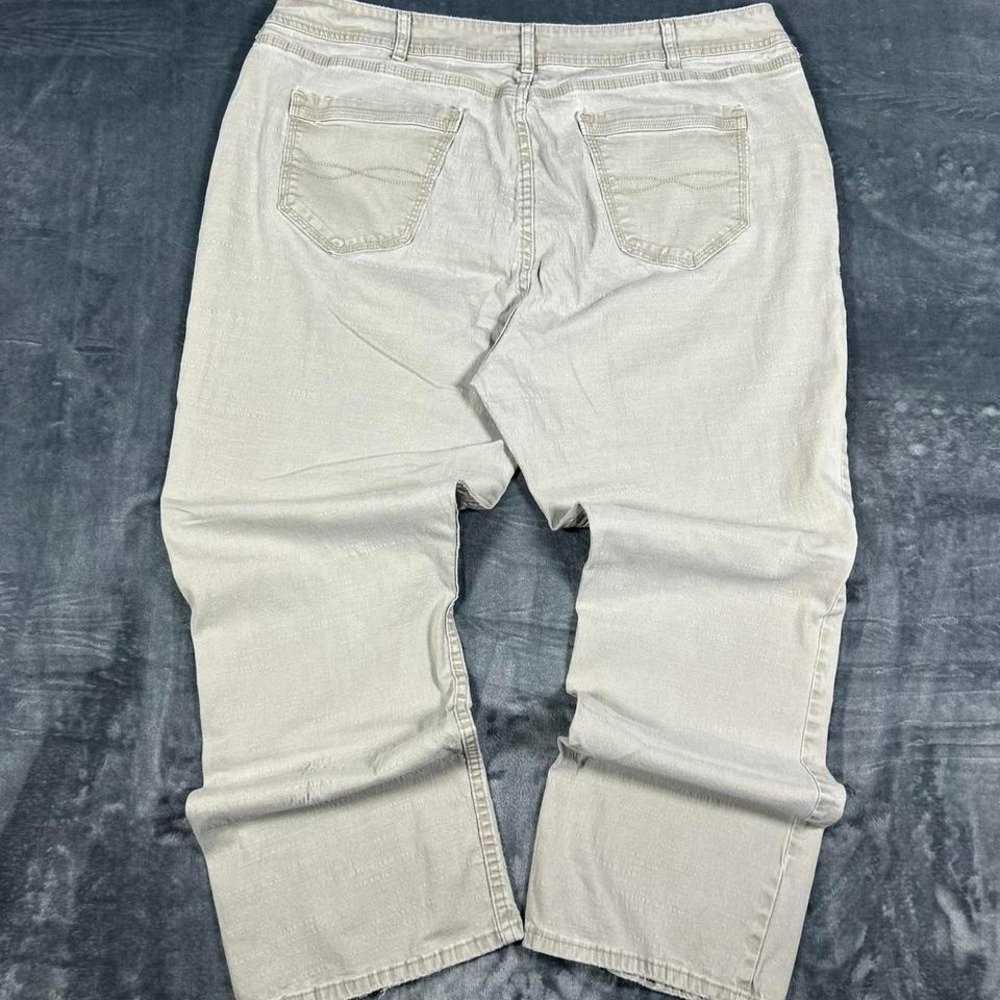 Y2K Lee Riders Women's Tan Pants - size 24W M women's - measurements listed